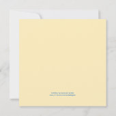 Uitnodiging voor de Easter Egg Border (Achterkant)