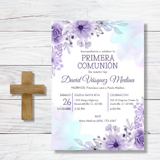 Uitnodiging voor de Eerste Heilige Communie met Mo