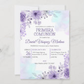 Uitnodiging voor de Eerste Heilige Communie met Mo (Voorkant)