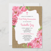 Uitnodiging voor de eerste Heilige Communie van de (Voorkant)