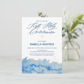 Uitnodiging voor de eerste Heilige Communie van El (Staand voorkant)