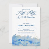 Uitnodiging voor de eerste Heilige Communie van El (Voorkant)