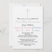 Uitnodiging voor de eerste Heilige Roze Blauwe Tri (Voorkant)