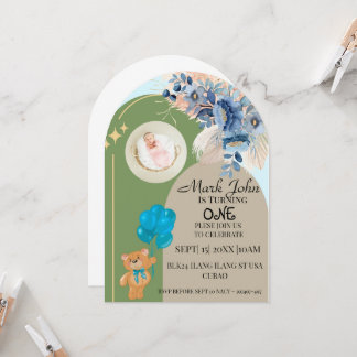 Uitnodiging voor de eerste verjaardag