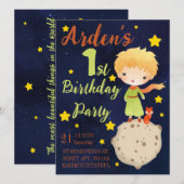 Uitnodiging voor de eerste verjaardag (Voorkant / Achterkant)