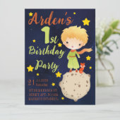 Uitnodiging voor de eerste verjaardag (Staand voorkant)