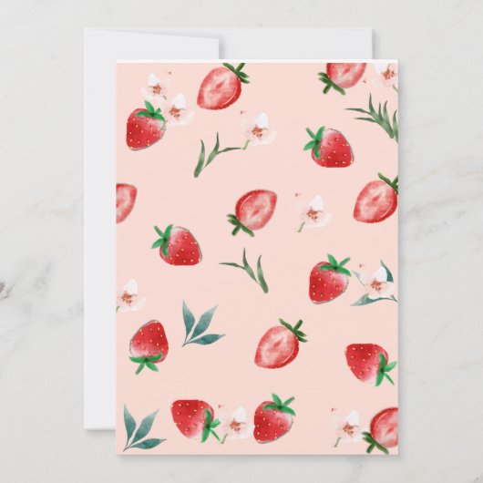 Uitnodiging voor de eerste verjaardag van Berry (Achterkant)