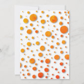 Uitnodiging voor de eerste verjaardag van het oran (Achterkant)