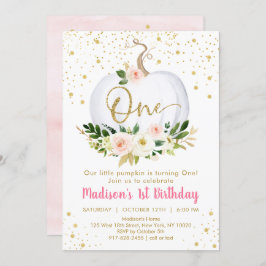 Uitnodiging voor de eerste verjaardag van Little P