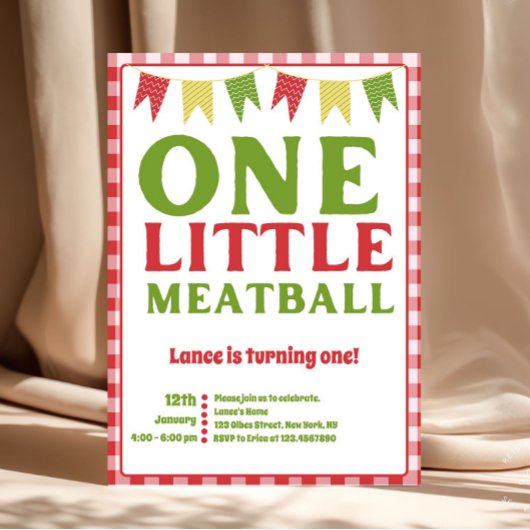 Uitnodiging voor de eerste verjaardag van One Litt