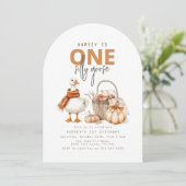 Uitnodiging voor de eerste verjaardag van One Sill (Staand voorkant)