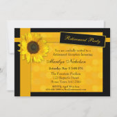 Uitnodiging voor de Elegant Sunflower Retirement P (Voorkant)