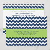 Uitnodiging voor de Enterprise Team Building - Bla (Voorkant / Achterkant)