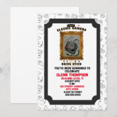 Uitnodiging voor de fantastische visie van klassie (Voorkant / Achterkant)