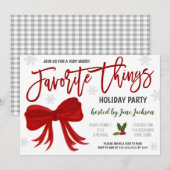 Uitnodiging voor de Favoriete Partij voor Vrije Di (Voorkant / Achterkant)