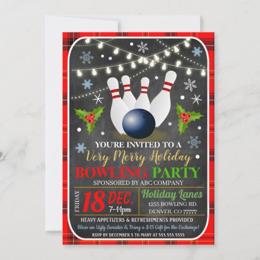 Uitnodiging voor de feestdag (Voorkant)