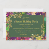 Uitnodiging voor de feestdag Confetti (Voorkant)