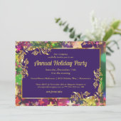 Uitnodiging voor de feestdag Confetti (Staand voorkant)