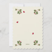 Uitnodiging voor de feestdag in Jingle en Mingle (Achterkant)