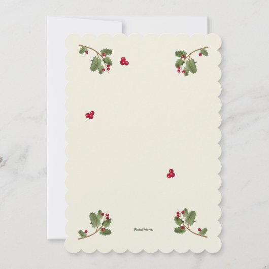 Uitnodiging voor de feestdag in Jingle en Mingle (Achterkant)