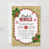 Uitnodiging voor de feestdag in Jingle & Mingle (Voorkant)