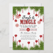 Uitnodiging voor de feestdag in Jingle & Mingle (Voorkant)