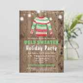 Uitnodiging voor de feestdag met de feestdag voor (Staand voorkant)
