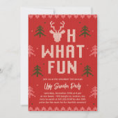 Uitnodiging voor de feestdag met de feestdag voor  (Voorkant)