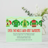 Uitnodiging voor de feestdag met de feestdag voor  (Staand voorkant)