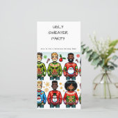 Uitnodiging voor de feestdag met de feestdag voor (Staand voorkant)