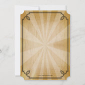 Uitnodiging voor de  feestdag van het oude land (Achterkant)