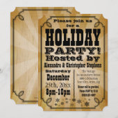 Uitnodiging voor de  feestdag van het oude land (Voorkant / Achterkant)