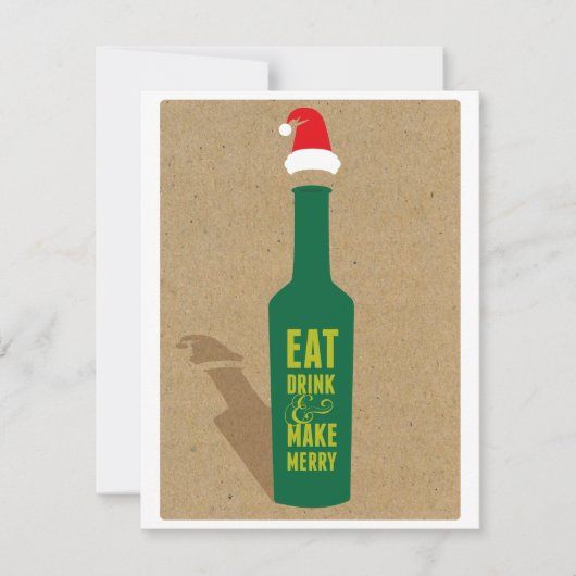 Uitnodiging voor de feestdag voor het testen van w (Voorkant)