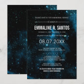 Uitnodiging voor de Galaxy Memorial Service (Voorkant / Achterkant)