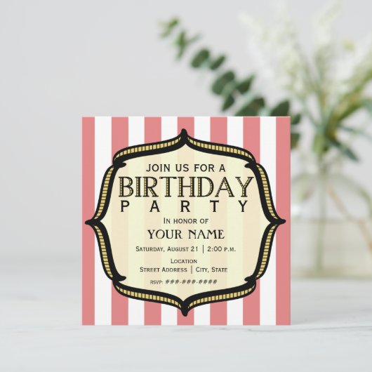 uitnodiging voor de geboorte (Staand voorkant)