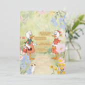  uitnodiging voor de geboorte (Staand voorkant)