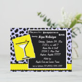 Uitnodiging voor de Gele en Blauwe Marionet (Staand voorkant)