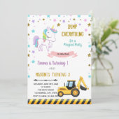 uitnodiging voor de gezamenlijke verjaardag van de (Staand voorkant)