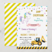 uitnodiging voor de gezamenlijke verjaardag van de (Voorkant / Achterkant)