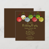 Uitnodiging voor de Groene Kerstfeestdag (Voorkant / Achterkant)