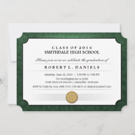 Uitnodiging voor de Groene & Witte Diploma Gradua