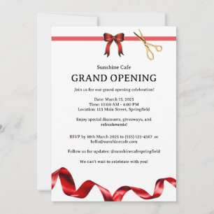 Uitnodiging voor de grote opening
