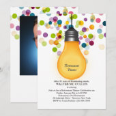 Uitnodiging voor de Grote Partij voor de Pensioner (Voorkant / Achterkant)