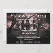 Uitnodiging voor de haunted Creaky Old House-parti (Voorkant)