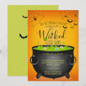 Uitnodiging voor de heksenketel (Voorkant / Achterkant)