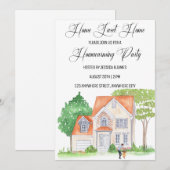 Uitnodiging voor de homepage van de opwarming van  (Voorkant / Achterkant)