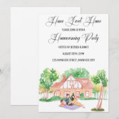 Uitnodiging voor de homepage van de opwarming van  (Voorkant / Achterkant)