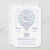 Uitnodiging voor de Hot Air Balloon Engagement Par (Voorkant)