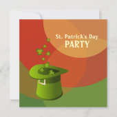 Uitnodiging voor de Ierse partij St. Patrick's Day (Voorkant)