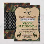 Uitnodiging voor de jacht op Camouflage (Voorkant / Achterkant)